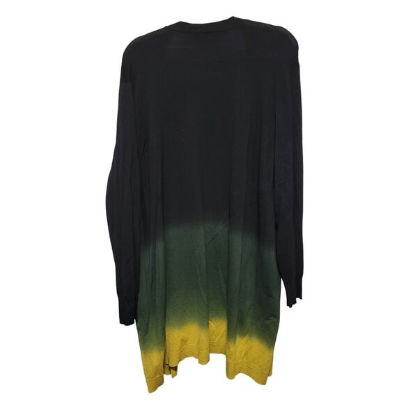 Chico's Women's XXL Spun Dip Dye Cardigan Sweater - Picture 3 of 5
